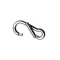 Karabiner mit asymmetrischer Öffnung, Edelstahl 8 mm