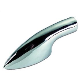   Endstück für Barrierenverbinder, horizontale Innenschraube, 22 mm, edelsthal