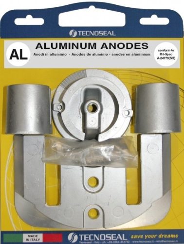 Anodenset Mercury Bravo One aus Aluminium