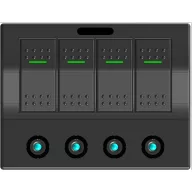 Schaltschrank Elektron 4 einzeln EVA