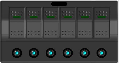 Schaltschrank Elektron 6 einzeln EVA