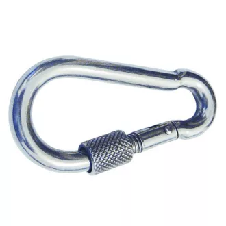 Karabiner mit Schraube aus Edelstahl 6X60