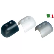   Gummiprofil-Endstück aus Kunststoff 60 mm in der Farbe Weiß