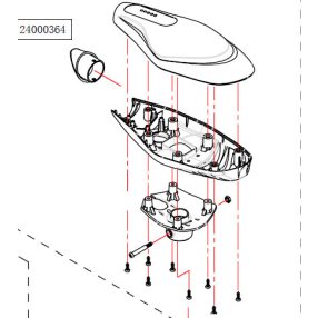 Haswing Cayman T, B55, B80 oberes/unteres Gehäuse HSW
