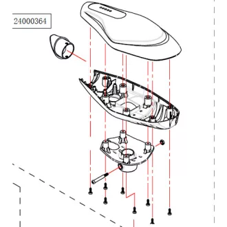 Haswing Cayman T, B55, B80 oberes/unteres Gehäuse HSW
