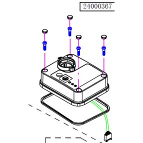 Haswing Cayman T und B55 Steuergehäuseabdeckung HSW