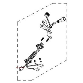 Haswing Cayman B55, B80, B80 GPS, T55, Batteriekabel HSW