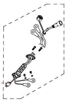 Haswing Cayman B55, B80, B80 GPS, T55, Batteriekabel HSW