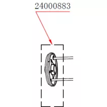 Motorschaft, Schutzblech, Spule, Rotorwellenhalter, wasserdichtes Stopfenset
