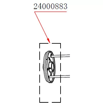 Haswing Osapian 55 Rotorwellenhalter HSW