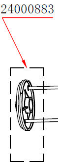 Haswing Osapian 55 rotor tengely tartó HSW