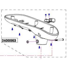 Haswing Cayman B55, B101 unteres Gehäuse HSW