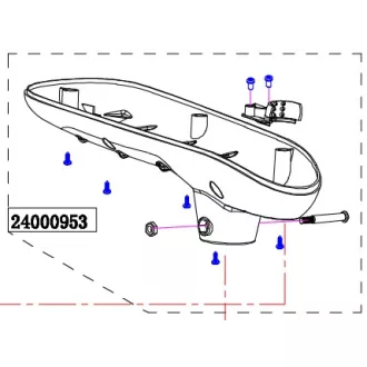 Haswing Cayman B55, B101 unteres Gehäuse HSW