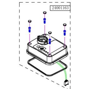 Haswing Cayman B80 Steuergehäuseabdeckung HSW