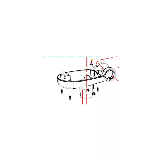 Haswing Protruar 3 24V Gehäuse oben/unten HSW