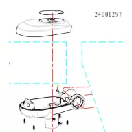 Haswing Protruar 2 24 V Gehäuse oben/unten HSW
