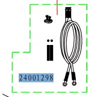 Haswing Protruar 1,2 Batteriekabel HSW