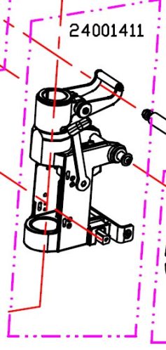 Haswing Ultima rögzítő, billentő mechanizmus HSW