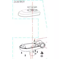 Haswing Protruar 2 12 V Gehäuse oben/unten HSW