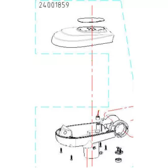 Haswing Protruar 2 12 V Gehäuse oben/unten HSW