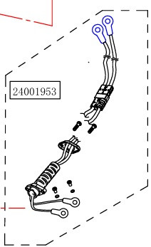 Haswing Cayman B55 GPS, B101 GPS Batteriekabel HSW
