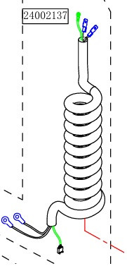 Haswing Cayman B55 GPS und B101 GPS Kabelfeder HSW