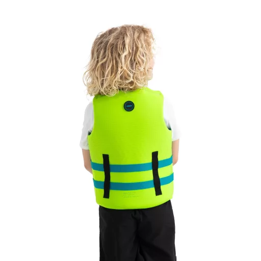 Rettungsweste Jobe Neopren Schwimmweste Kinder Limettengrün