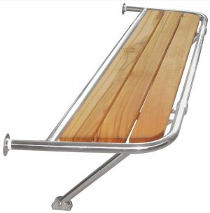 Plattform Holz-Edelstahl 840 mm