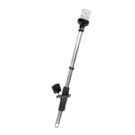 Kreis weißes Aluminium ECO 54 cm, Flagge, schwarzes