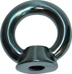 Abschleppöse ohne Stiel aus Edelstahl 12x30 mm