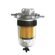   Kraftstofffilter mit Wasserabscheider, Aluminiumkopf, Ablass 10 Mikro