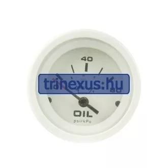 Öldruckmesser 5 bar weiß gewölbt TFX
