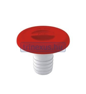 Tankdeckel mit roter-Kunststoffabdeckung