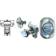 Bilgenwasserablassschraube mit Gehäuse aus Edelstahl 24 mm