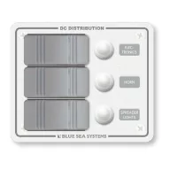 Schalttafel wasserdicht 3-fach LED weiß EVA
