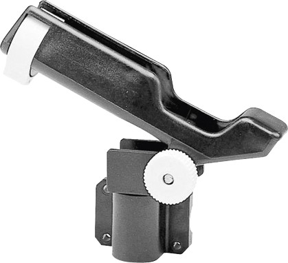 Angelrutenhalter, schwarze Seite mit Sohle aus