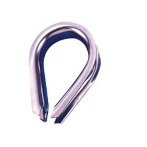 Seilherz aus Edelstahl 6 mm