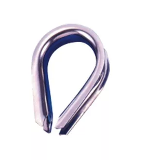 Seilherz aus Edelstahl 12 mm