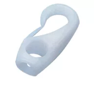 Seilhaken 10 Stück Blister Kunststoff weiß 4 mm