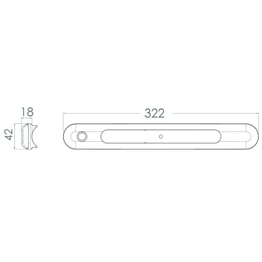 Licht LED für Überrollbügel oder Schiene montierbar EVA