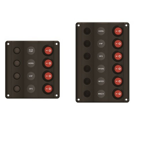 Schalttafel mit 4 einheitlichen LEDs