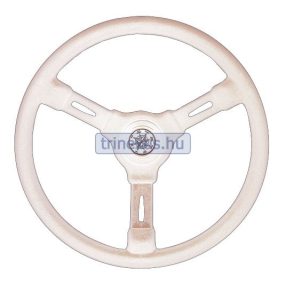 Lenker aus weißem 3-Speichen-Kunststoff