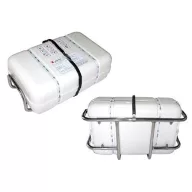 Rettungsinselhalter aus Edelstahl 75x52x20 mm