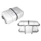 Rettungsinselhalter aus Edelstahl 75x52x20 mm