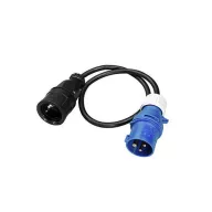 Landstromadapter 2P-3P 0,3 m EVA