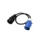 Landstromadapter 2P-3P 0,3 m EVA
