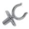 Rudergabel mit Basismetall 12x52 mm