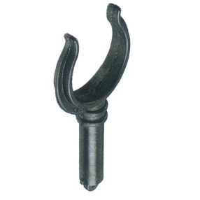 Rudergabel aus schwarzem Kunststoff 17/51 mm