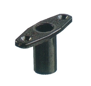 Rudergabelbasis Kunststoff versenkt 17 mm