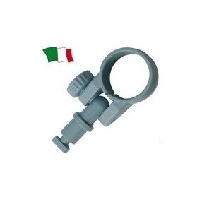 Rudergabel für Schlauchboot, grauer Kunststoff 35 mm